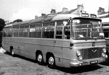 Grey-Green Bedford VAL14 Duple Vega Major